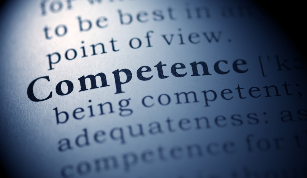 Breaking down your own competency